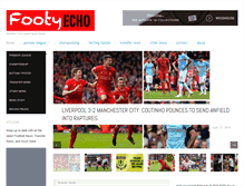 Tablet Screenshot of footyecho.com